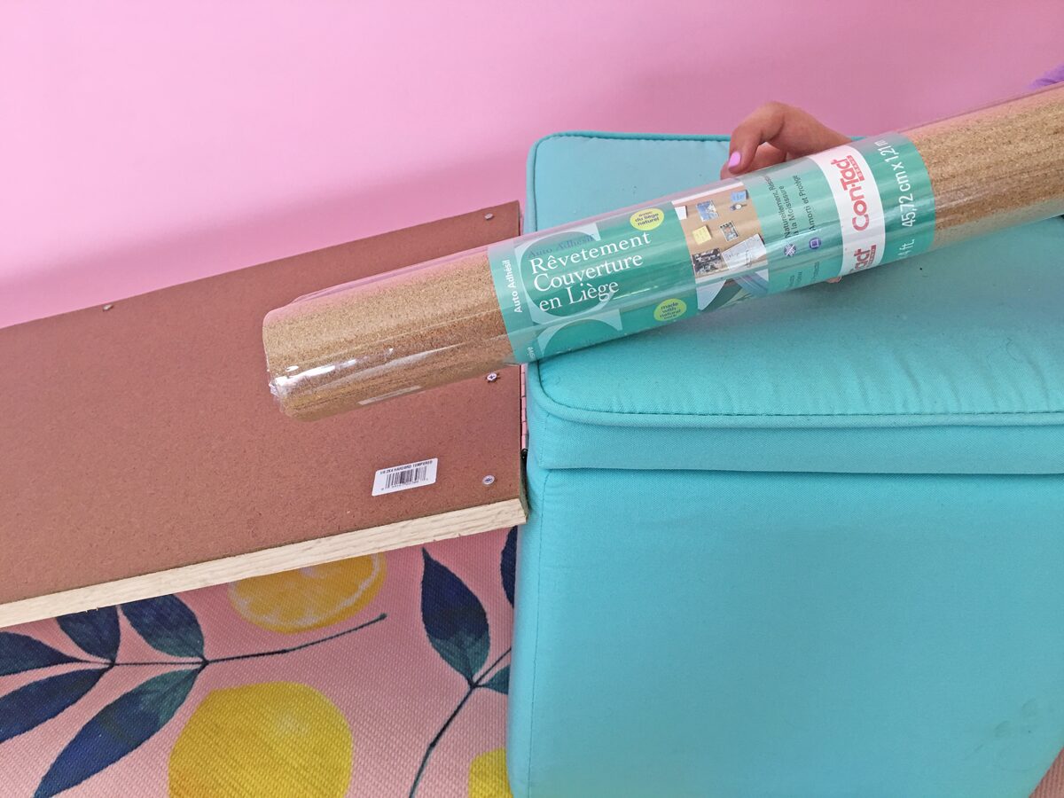 How to build a dog ramp tutorial - use adhesive cork to give your puppy some grip and avoid them slipping