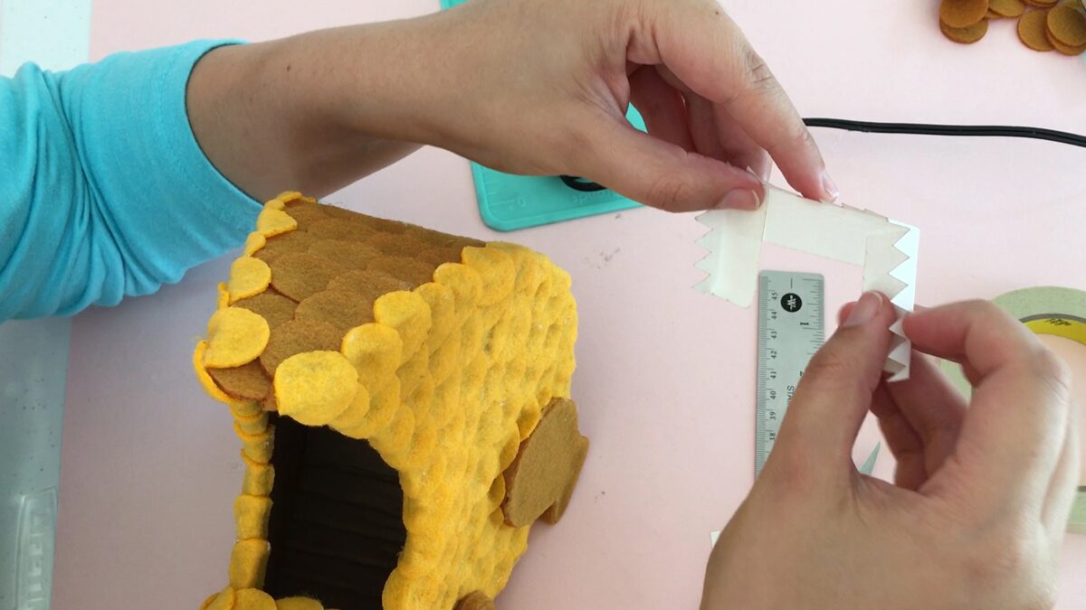 How to make a felt dinosaur bag tutorial
